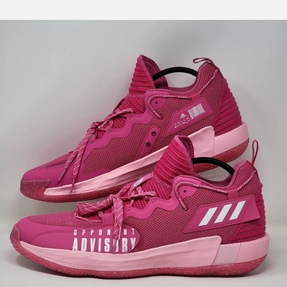 Adidas Dame 7 SM EXTPLY Basketball Sneaker Pink Blast Men’s Size 19 GW7909 New main image 10